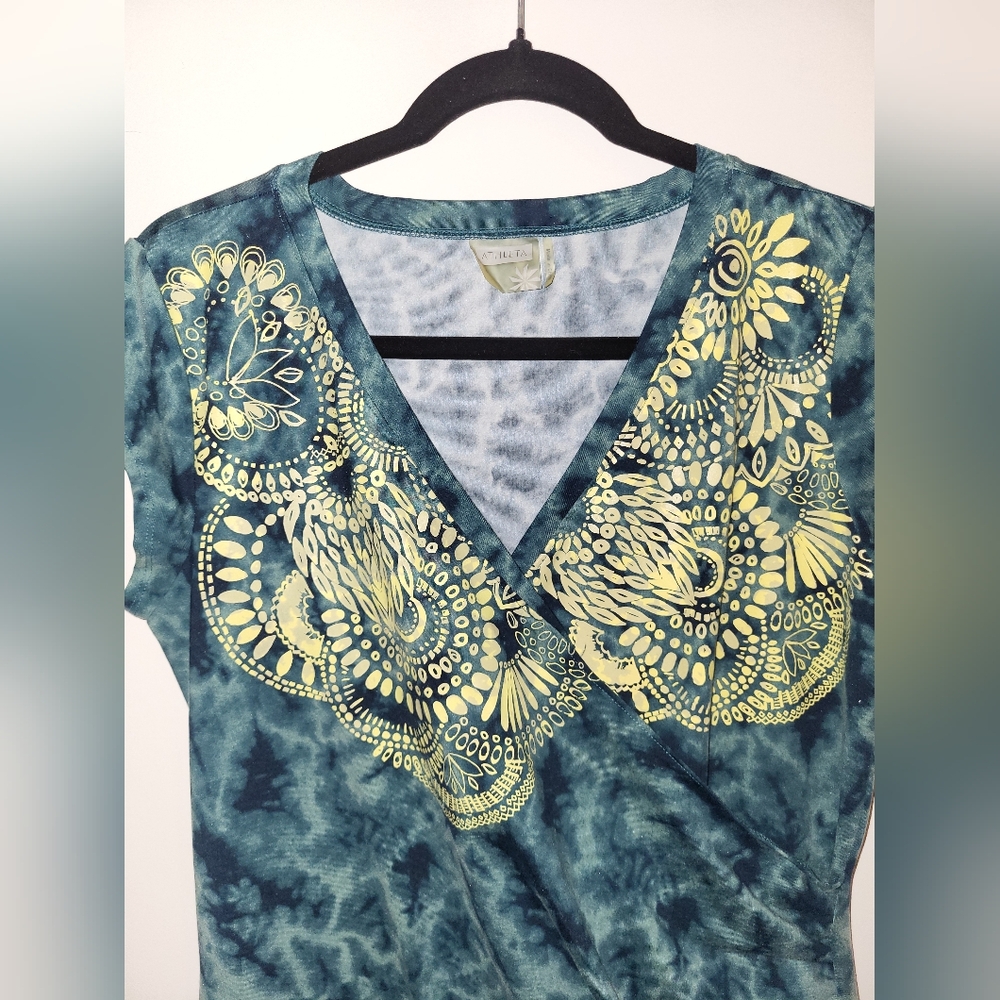 Athleta Tie Dye Summer Dress Size Large - Picture 2 of 7